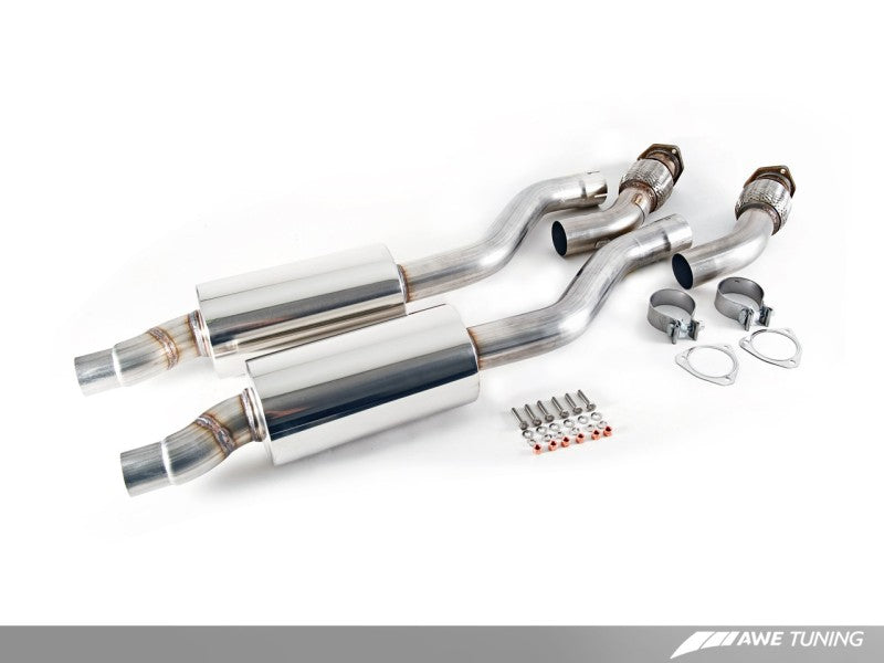 AWE Tuning, AWE Tuning Audi B8 / C7 3.0T Resonated Downpipes for S4 / S5 / A6 / A7