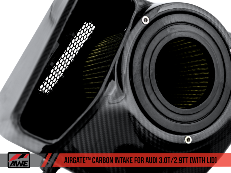 AWE Tuning, AWE Tuning Audi B9/B9.5 S4/S5/RS5 3.0T Carbon Fiber AirGate Intake w/ Lid