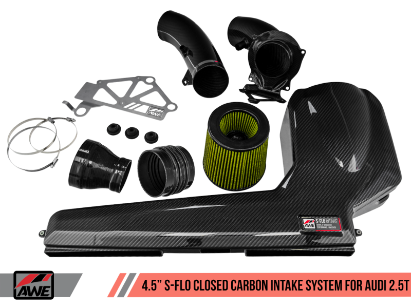 AWE Tuning, AWE Tuning Audi RS3 / TT RS S-FLO Closed Carbon Fiber Intake