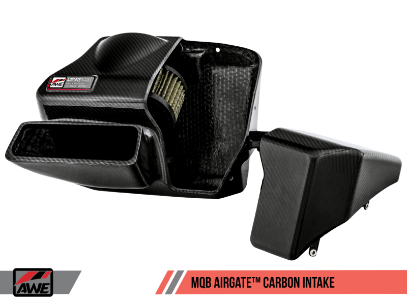 AWE Tuning, AWE Tuning Audi / Volkswagen MQB 1.8T/2.0T/Golf R Carbon Fiber AirGate Intake w/ Lid