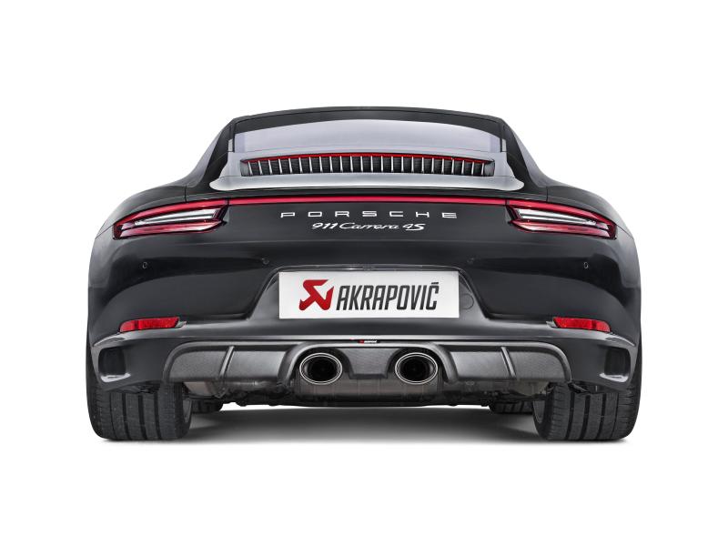 Akrapovic, Akrapovic 16-17 Porsche 911 Carrera S/4/4S/GTS (991.2) Slip-On Line (Titanium) w/ Titanium Tips