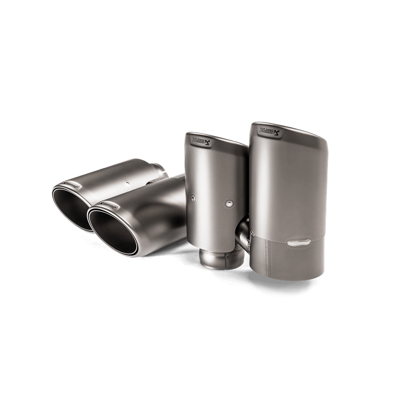 Akrapovic, Akrapovic 2018+ Porsche Cayenne V6 (536) Tail Pipe Set (Titanium)