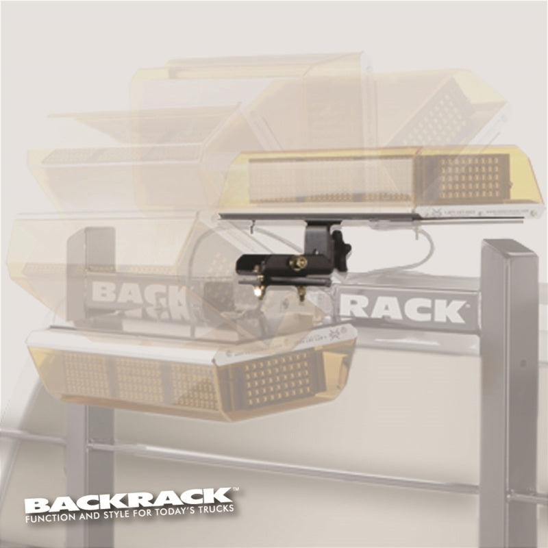 BackRack, BackRack Light Bracket 16in x 7in Base Center Mount Folding