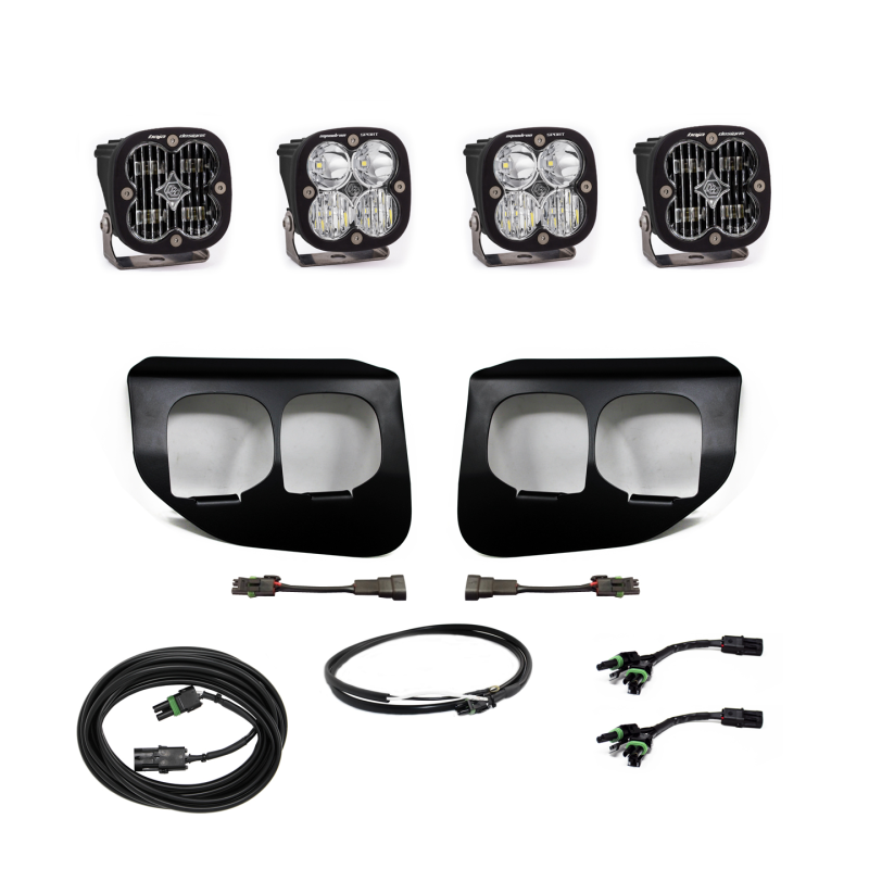 Baja Designs, Baja Designs Ford Super Duty (20-On) Fog Lights Dual FPK SAE/Sport DC Baja Designs w/Upfitter