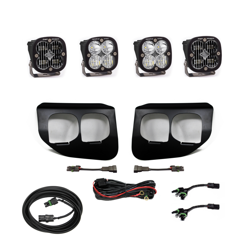 Baja Designs, Baja Designs Ford Super Duty (20-On) Fog Lights Dual FPK SAE/Sport DC Baja Designs