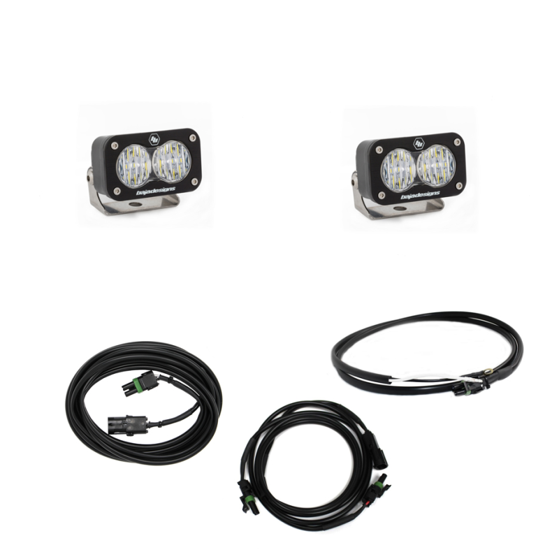 Baja Designs, Baja Designs Jeep JL LED Light Kit Reverse Kit w/ Upfitter Dual S2 Sport w/C