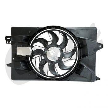 Crown Automotive, Crown Automotive - Plastic Black Cooling Fan Module - 68197298AB