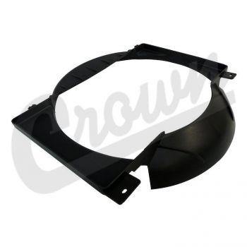 Crown Automotive, Crown Automotive - Plastic Black Fan Shroud - 52027501AC