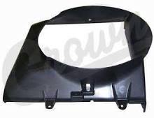 Crown Automotive, Crown Automotive - Plastic Black Fan Shroud - 52079489AB