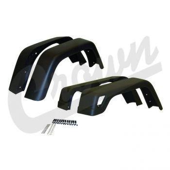 Crown Automotive, Crown Automotive - Plastic Black Fender Flare Kit - 55254918K7