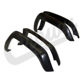 Crown Automotive, Crown Automotive - Plastic Black Fender Flare Kit - 5FWK