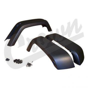 Crown Automotive, Crown Automotive - Plastic Black Fender Flare Kit - 5KFK