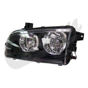 Crown Automotive, Crown Automotive - Plastic Black Headlight - 4806165AJ