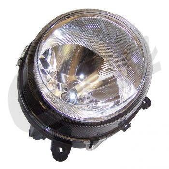 Crown Automotive, Crown Automotive - Plastic Black Headlight - 5303842AB