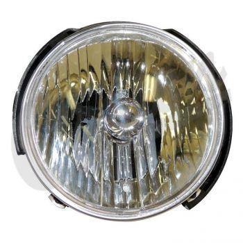 Crown Automotive, Crown Automotive - Plastic Black Headlight - 55078148AC