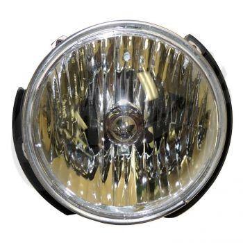 Crown Automotive, Crown Automotive - Plastic Black Headlight - 55078149AC