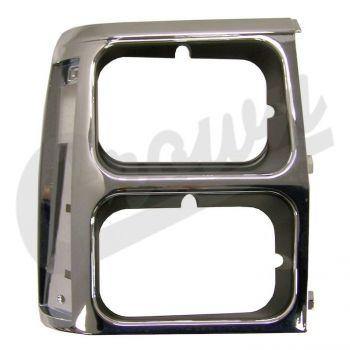 Crown Automotive, Crown Automotive - Plastic Black Headlight Bezel - 55008046