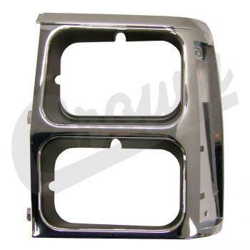 Crown Automotive, Crown Automotive - Plastic Black Headlight Bezel - 55008047