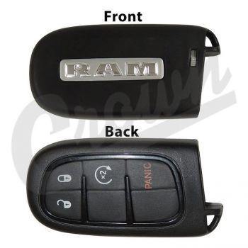 Crown Automotive, Crown Automotive - Plastic Black Key Fob - 56046956AF