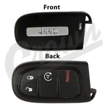 Crown Automotive, Crown Automotive - Plastic Black Key Fob - 68105078AF