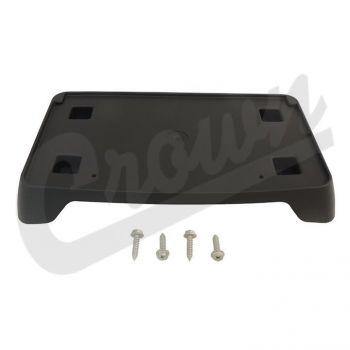 Crown Automotive, Crown Automotive - Plastic Black License Plate Bracket - 4806190AA