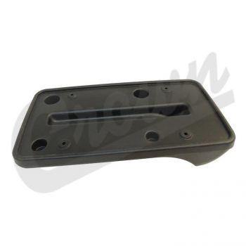 Crown Automotive, Crown Automotive - Plastic Black License Plate Bracket - 55174994