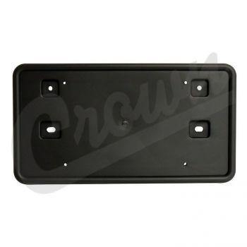 Crown Automotive, Crown Automotive - Plastic Black License Plate Bracket - 68080450AA