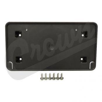 Crown Automotive, Crown Automotive - Plastic Black License Plate Bracket - 68144511AC