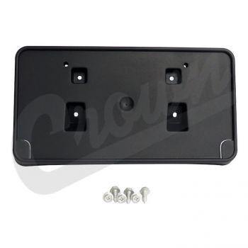 Crown Automotive, Crown Automotive - Plastic Black License Plate Bracket - 68207291AC