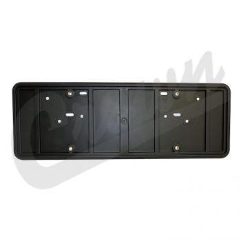 Crown Automotive, Crown Automotive - Plastic Black License Plate Bracket - 68213436AC