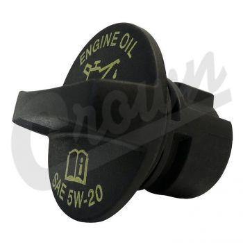 Crown Automotive, Crown Automotive - Plastic Black Oil Filler Cap - 53022221AA