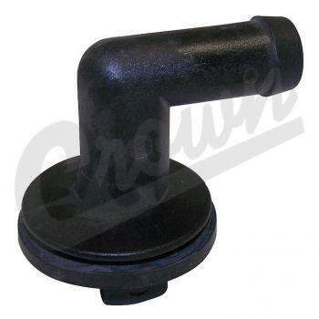 Crown Automotive, Crown Automotive - Plastic Black Pcv Elbow - 53030591