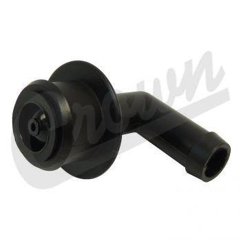 Crown Automotive, Crown Automotive - Plastic Black Pcv Valve Elbow - 53030495