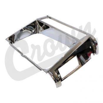 Crown Automotive, Crown Automotive - Plastic Chrome Headlight Bezel - 55002244