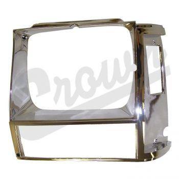 Crown Automotive, Crown Automotive - Plastic Chrome Headlight Bezel - 55002245