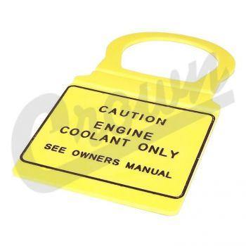 Crown Automotive, Crown Automotive - Plastic Yellow Coolant Bottle Cap - 4682828