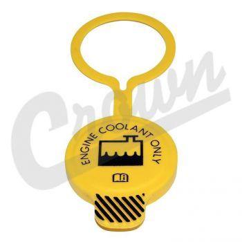 Crown Automotive, Crown Automotive - Plastic Yellow Coolant Bottle Cap - 55056382AA