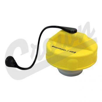 Crown Automotive, Crown Automotive - Plastic Yellow Fuel Cap - 52124596AA