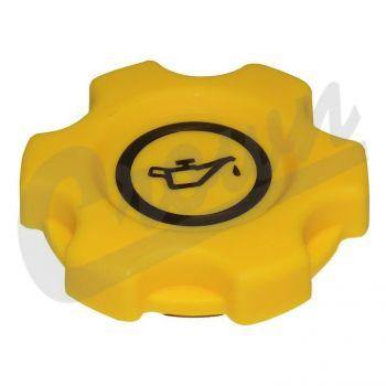 Crown Automotive, Crown Automotive - Plastic Yellow Oil Filler Cap - 4863741