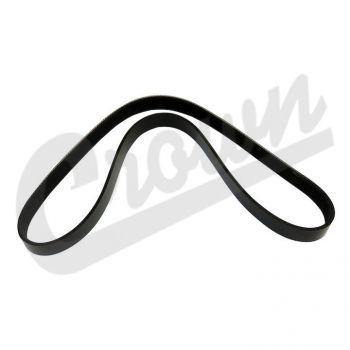 Crown Automotive, Crown Automotive - Rubber Black Accessory Drive Belt - 4612669