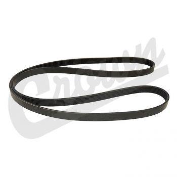 Crown Automotive, Crown Automotive - Rubber Black Accessory Drive Belt - 4627166AC