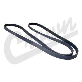 Crown Automotive, Crown Automotive - Rubber Black Accessory Drive Belt - Q4060978