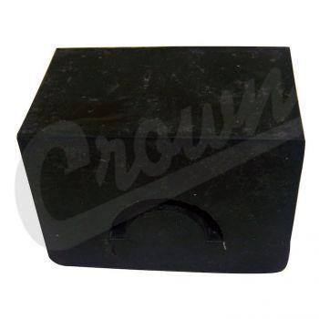 Crown Automotive, Crown Automotive - Rubber Black Exhaust Insulator - 53000101