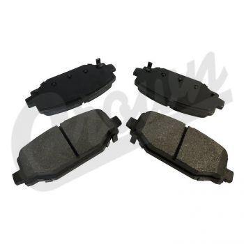 Crown Automotive, Crown Automotive - Semi-Metallic Black Brake Pad Set - 68159526AB