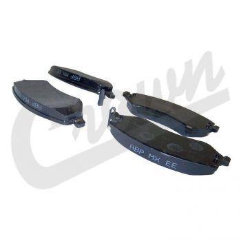 Crown Automotive, Crown Automotive - Semi-Metallic Gray Brake Pad Set - 5018945TI