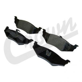 Crown Automotive, Crown Automotive - Semi-Metallic Gray Brake Pad Set - 5066309TI