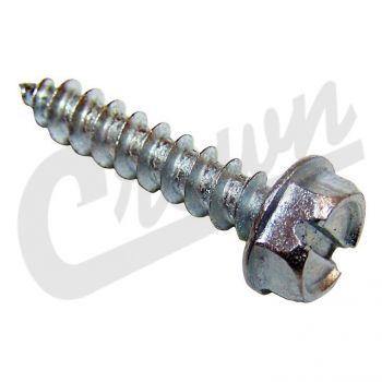 Crown Automotive, Crown Automotive - Steel Silver Screw - J9416223