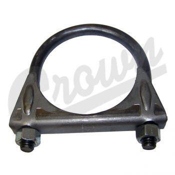 Crown Automotive, Crown Automotive - Steel Unpainted Exhaust Clamp - 4004445