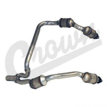 Crown Automotive, Crown Automotive - Steel Unpainted Exhaust Pipe - 52059930AH