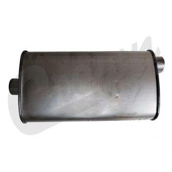 Crown Automotive, Crown Automotive - Steel Unpainted Muffler - E0021337